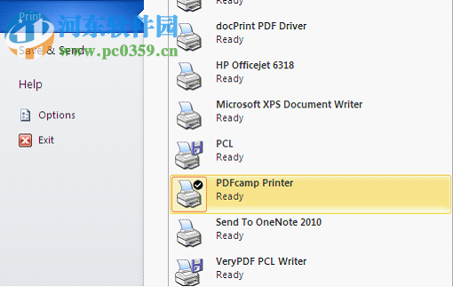 VeryPDF PDFcamp Printer(PDF虚拟打印机) 3.0 官方版