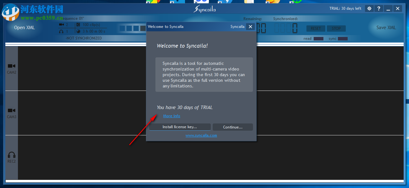 Syncaila下载(多机位摄像机视频音频同步软件) 1.3.2 汉化破解版