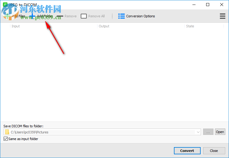 JPEG to DICOM(JPEG转DICOM软件) 1.10.2 官方版