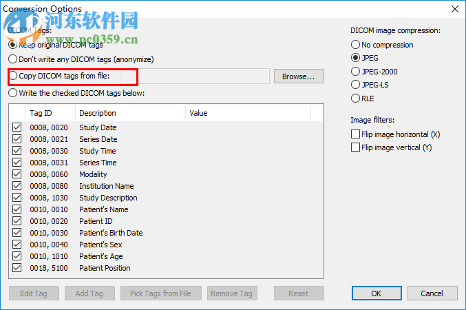 JPEG to DICOM(JPEG转DICOM软件) 1.10.2 官方版
