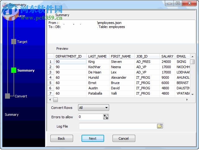 JsonToMysql(json导入mysql数据库工具) 1.7 官方版