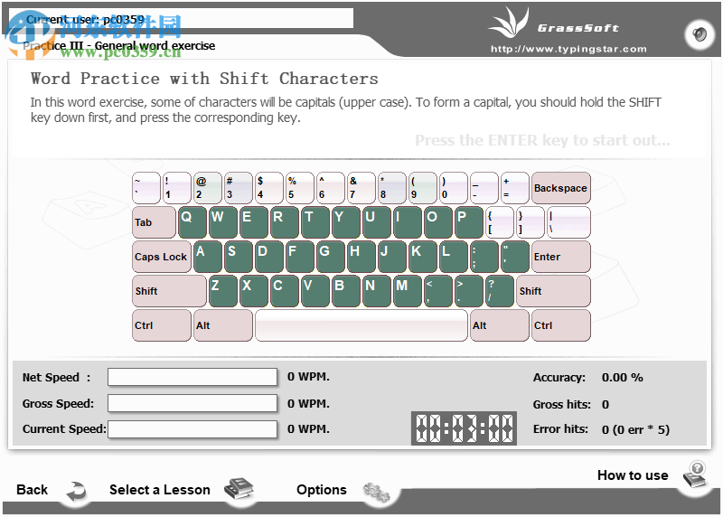 GS Typing Tutor(<a href=/s/jianpanlx/ target=_blank class=infotextkey>打字练习</a>测试软件) 3.1 破解版
