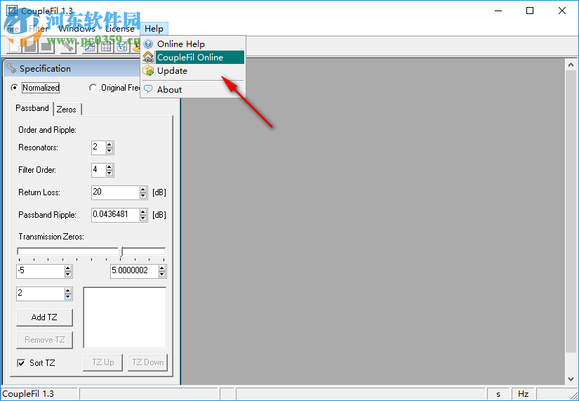 CoupleFil(滤波器耦合矩阵计算器) 1.3 官方版