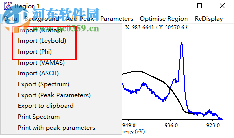 XPS Peak Fit(分峰拟合软件) 4.1 官方版