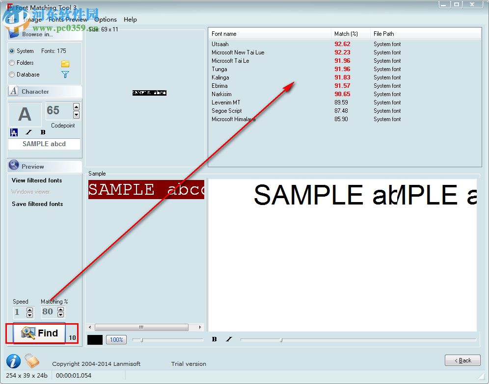 Font Matching Tool(字体匹配工具) 3.0.6 免费版