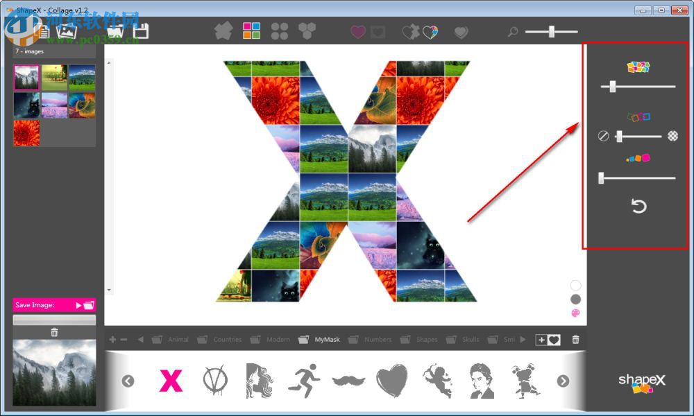 ShapeX(照片拼贴软件) 1.2 官方版