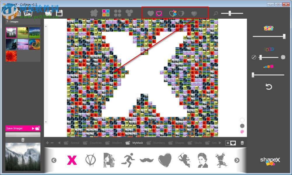 ShapeX(照片拼贴软件) 1.2 官方版
