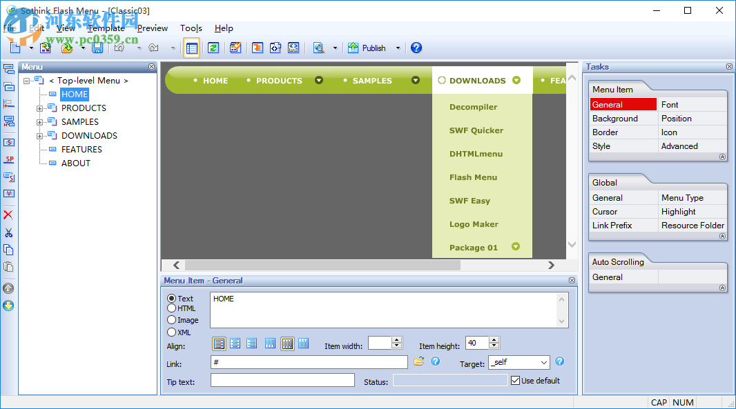 Sothink Flash Menu(闪存菜单工具) 1.2 官方版