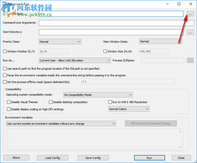 Advanced Run(特殊窗口化运行程序)