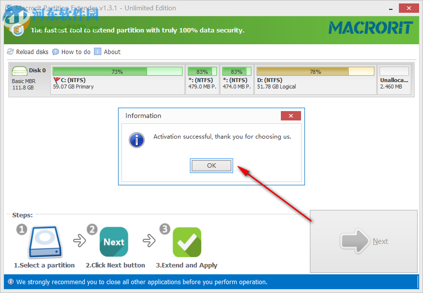 分区拓展器(Macrorit Partition Extender) 1.4.3 破解版