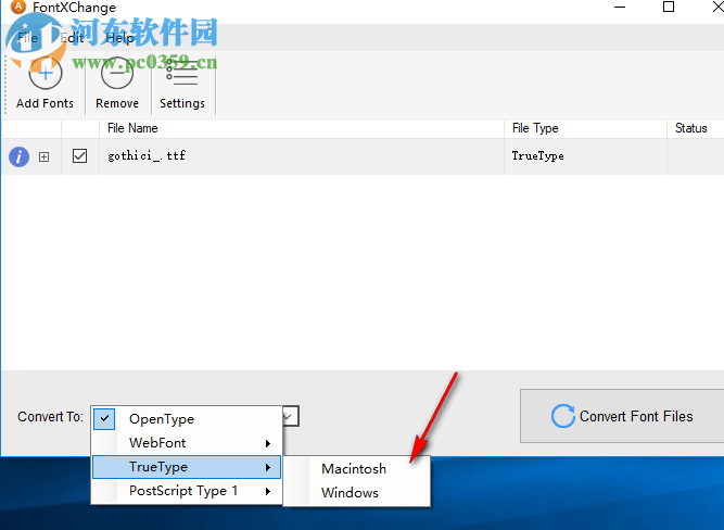 FontXChange(字体转换软件) 5.1.0 免费版
