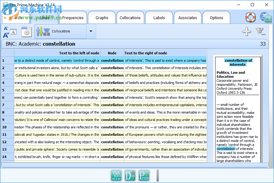 The Prime Machine(语料库检索软件)