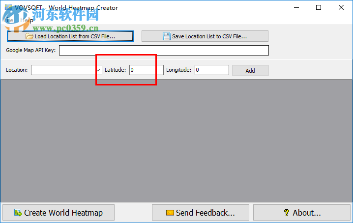 World Heatmap Creator(世界地图软件) 1.4 官方版