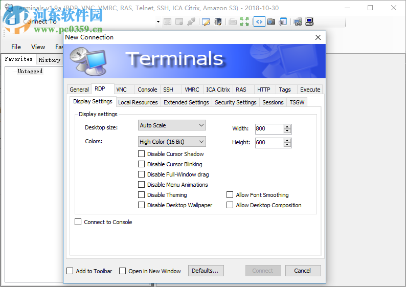 Terminals(远程连接系统) 1.9a 官方版