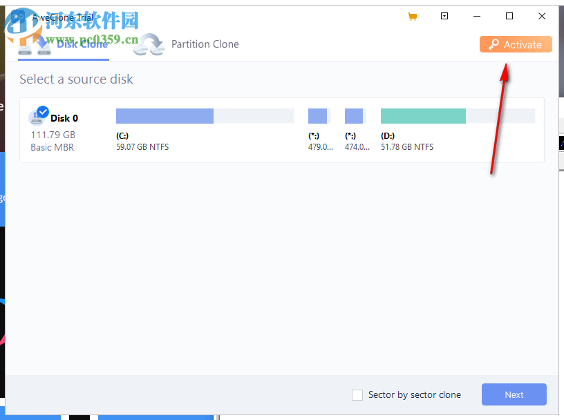 AweClone(磁盘克隆工具) 2.2 免费版