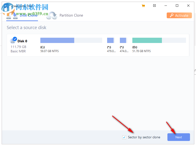 AweClone(磁盘克隆工具) 2.2 免费版