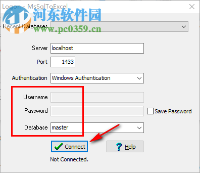 MsSqlToExcel(数据库导出Excel工具) 3.1 官方版
