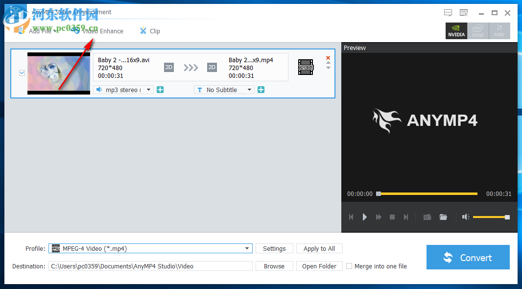 AnyMP4 Video Enhancement(视频增强软件) 7.2.18 破解版
