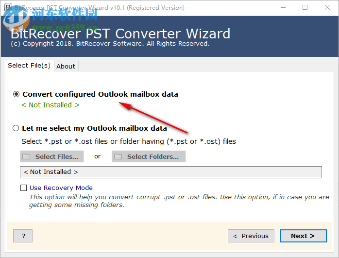 pst格式转换工具(BitRecover PST Converter Wizard)