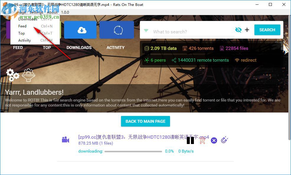 Rats on The Boat(BT下载工具) 1.0.0 官方版