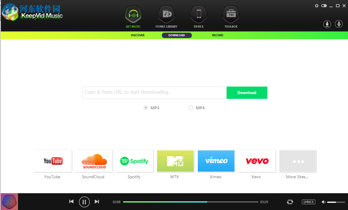 KeepVid Music(在线音频下载器) 8.3.0.2 破解版