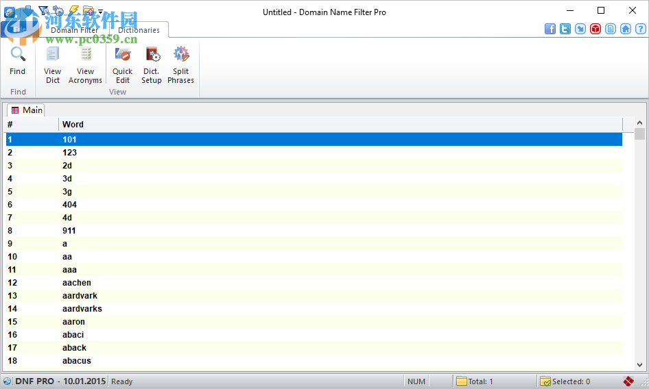 域名过滤软件(Domain Name Filter) 2.0 绿色版
