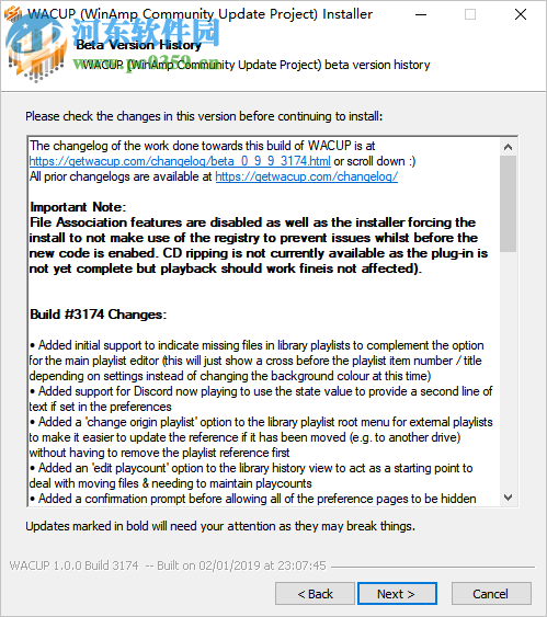 WACUP(音频播放器) 1.0.1.3276 官方版