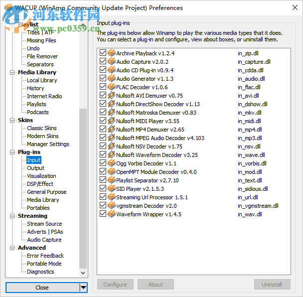 WACUP(音频播放器) 1.0.1.3276 官方版