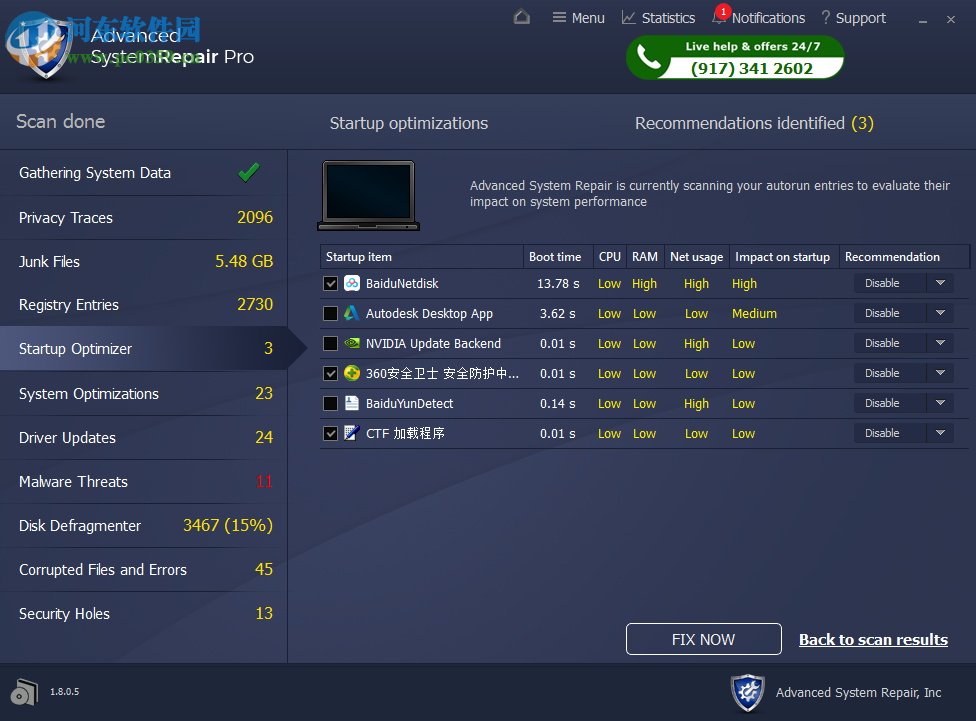 Advanced System Repair(高级系统修复工具) 1.8.0.5 破解版