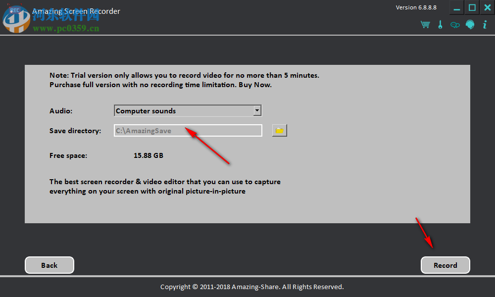 Amazing Screen Recorder(视频录制软件) 6.8.8.8 免费版