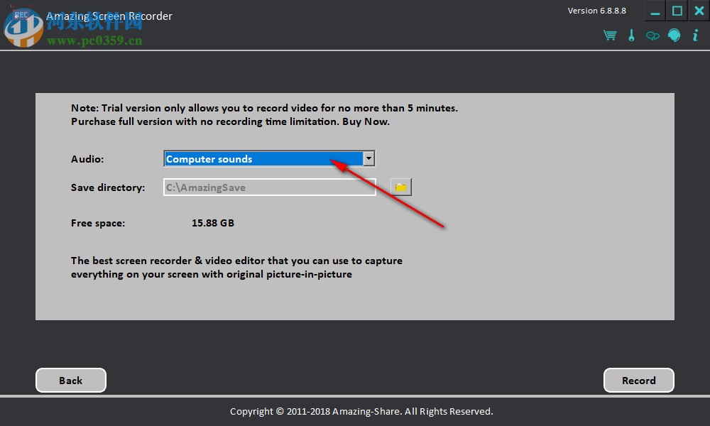 Amazing Screen Recorder(视频录制软件) 6.8.8.8 免费版