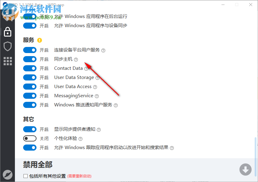 Win10隐私设置工具(WPD)