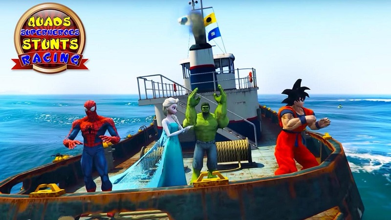 超级英雄特技赛车(4)