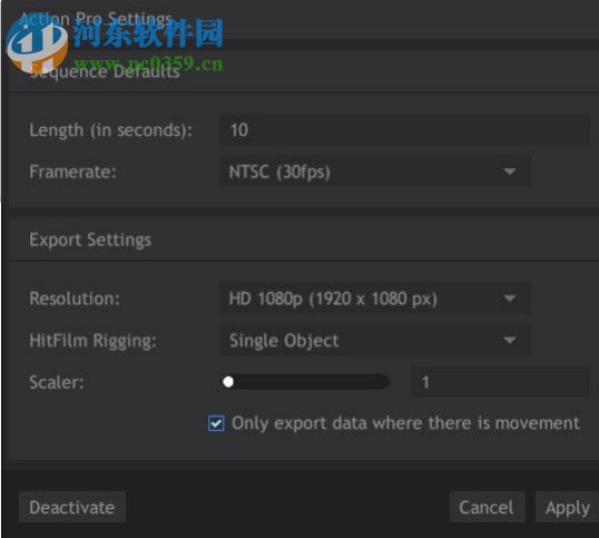 FXhome Action Pro(动作捕捉软件) 1.0.54 免费版