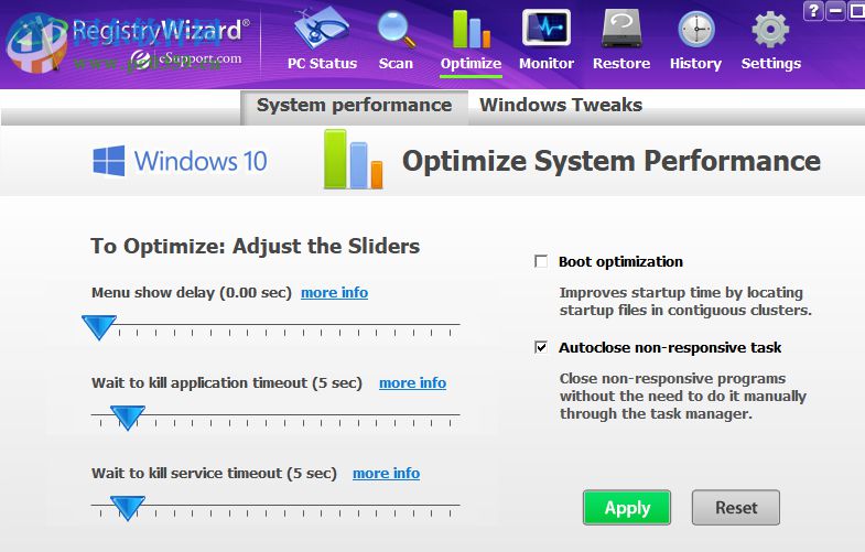 RegistryWizard(注册表错误修复工具) 3.5.19.504 免费版