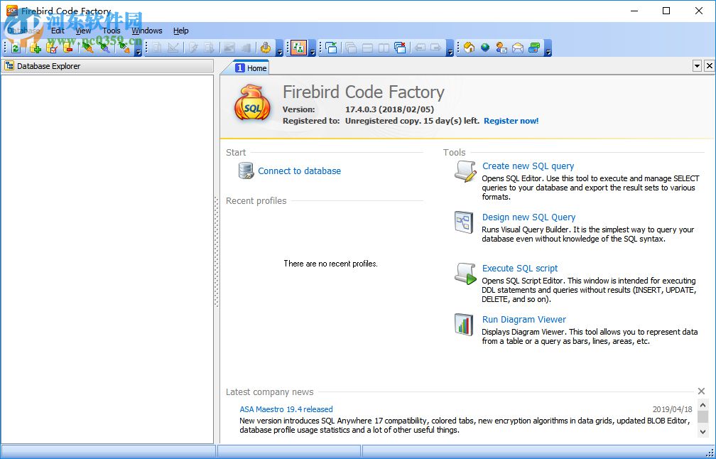 Firebird Code Factory(Firebird数据库管理工具) 17.4.0.3 官方版