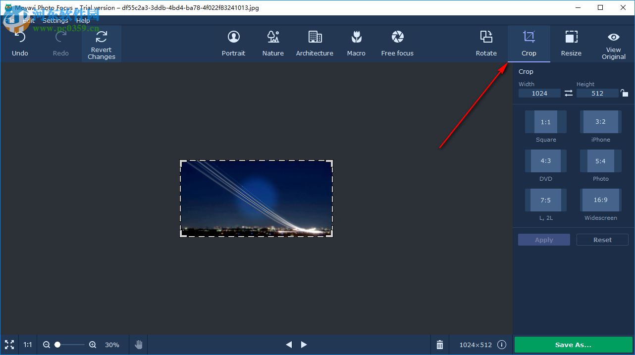 Movavi Photo Focus(图像模糊处理软件) 1.1.0 官方版