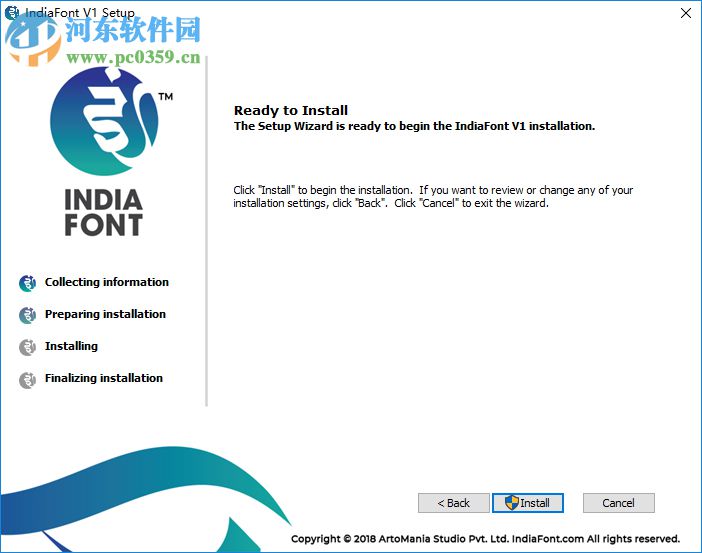 印度语书法字体软件 1.0.0 免费版