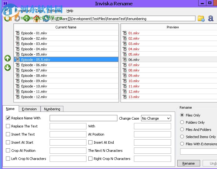 Inviska Rename(批量重命名软件) 12.0 官方版