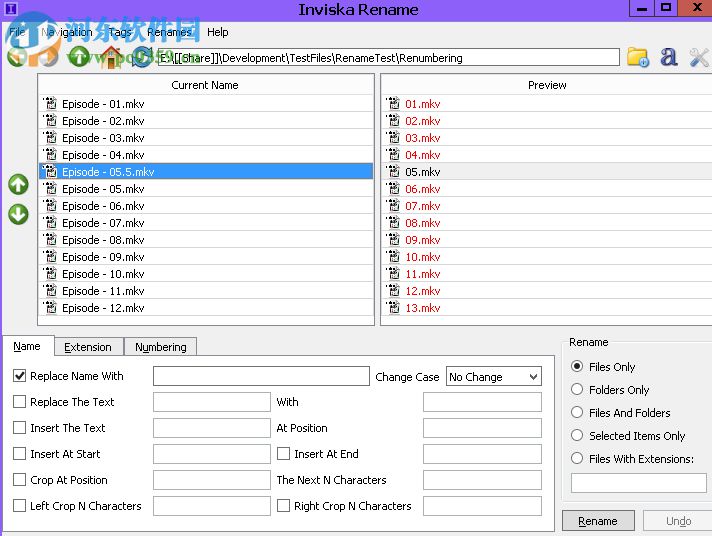 Inviska Rename(批量重命名软件) 12.0 官方版