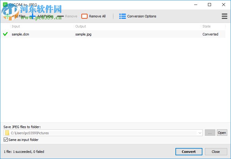DICOM to JPEG(dicom转jpg软件) 1.10.5 官方版
