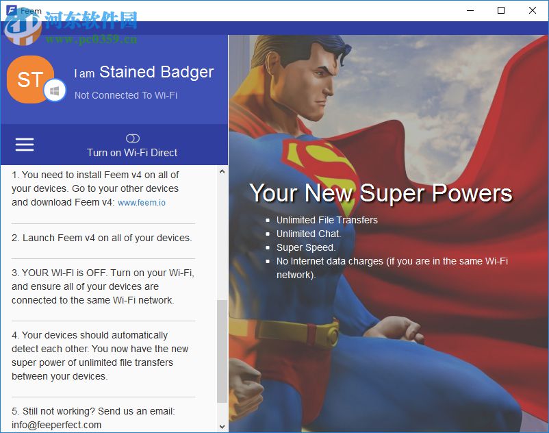 Feem(文件传输工具) 4.3.0 官方版