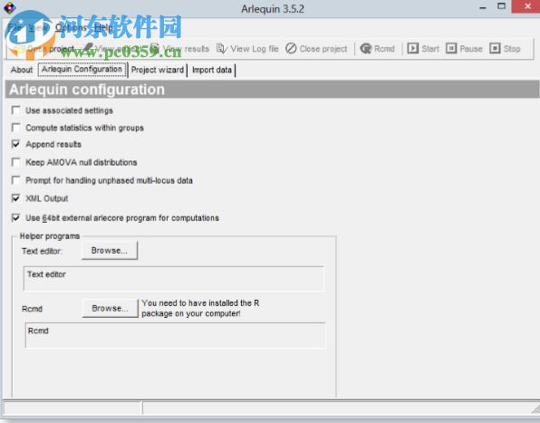 Arlequin(遗传学分析软件) 3.5.2.2 绿色版