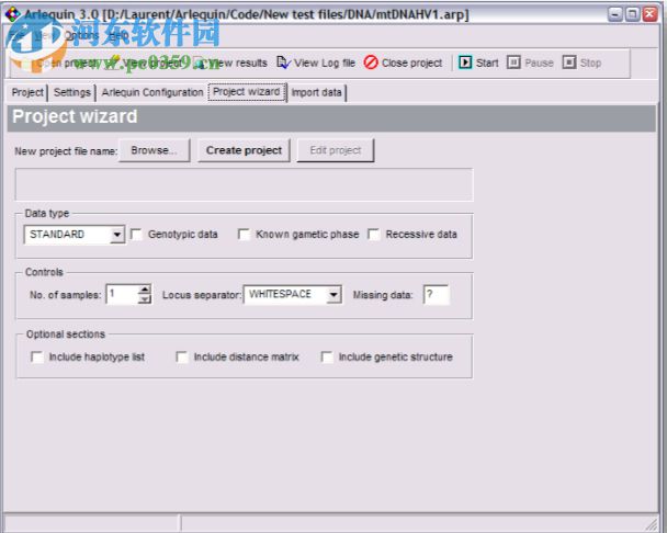 Arlequin(遗传学分析软件) 3.5.2.2 绿色版