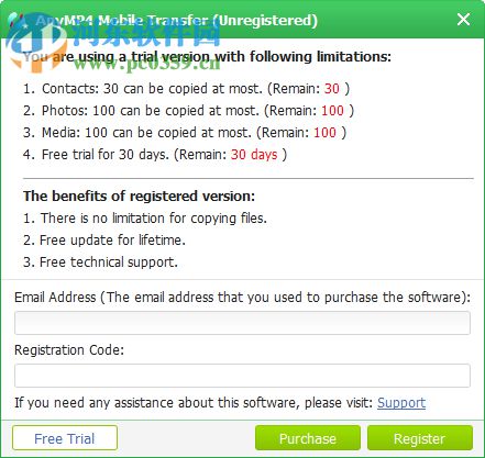 AnyMP4 Mobile Transfer(手机数据传输软件) 1.1.98 官方版