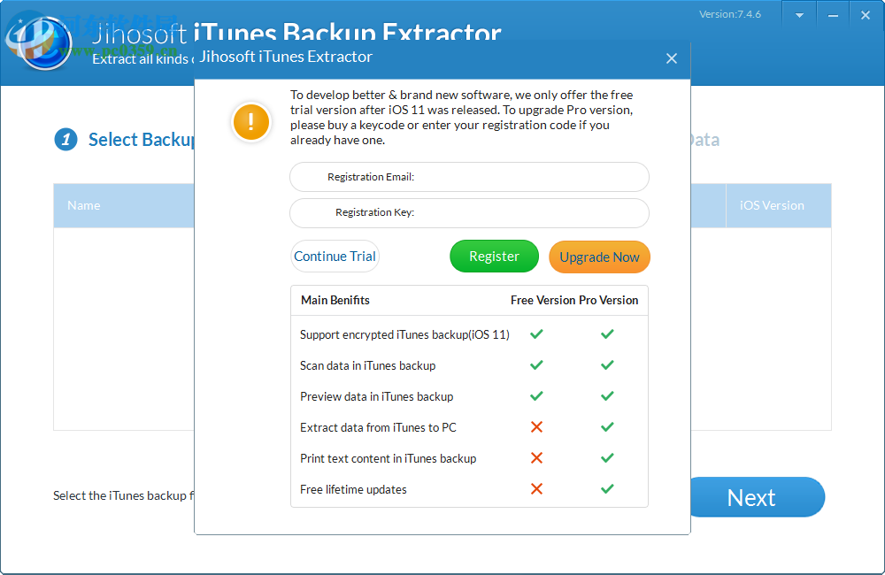 Jihosoft iTunes Backup Extractor(iTunes备份提取器) 7.4.6.0 官方版