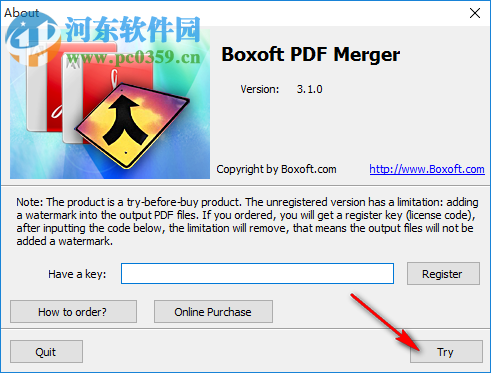 Boxoft PDF Merger(PDF合并软件) 3.1.0 官方版