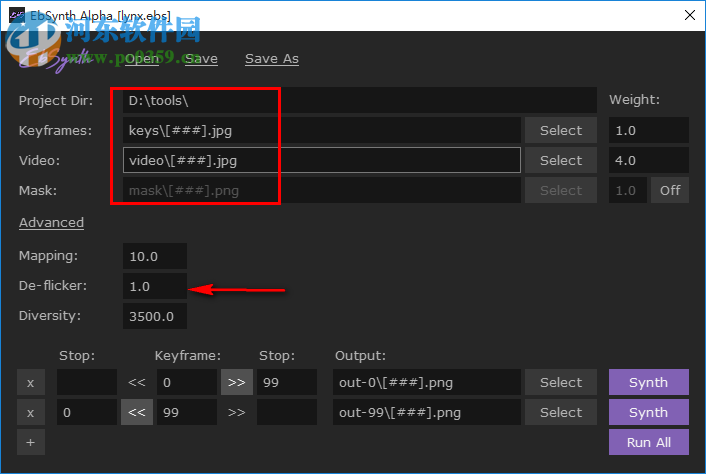 EbSynth Alpha(手绘特效动画制作软件) 1.0 免费版