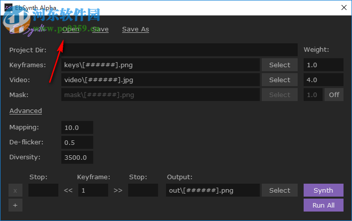 EbSynth Alpha(手绘特效动画制作软件) 1.0 免费版