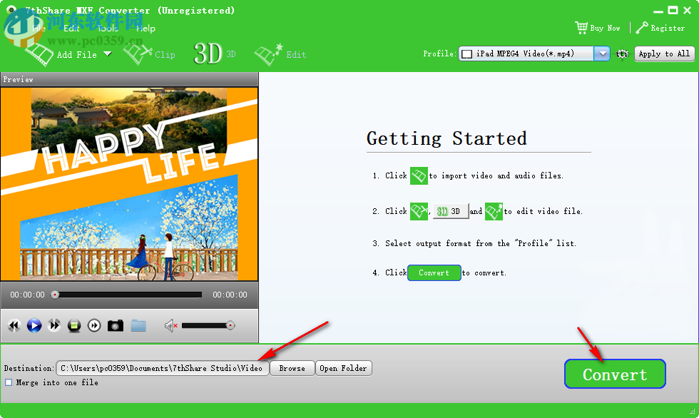 mxf格式转换器(7thShare MXF Converter) 3.8.8 官方版